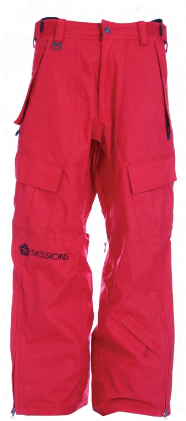 Sessions The Very warm Snowboard Pants Red Alert