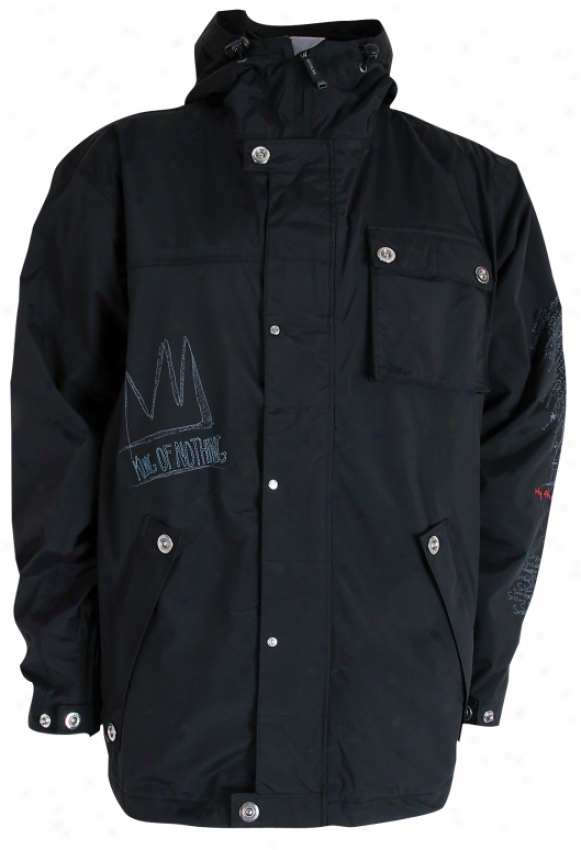 Sessions Tj&apos;s Limited Snowboard Jacket Black Magic