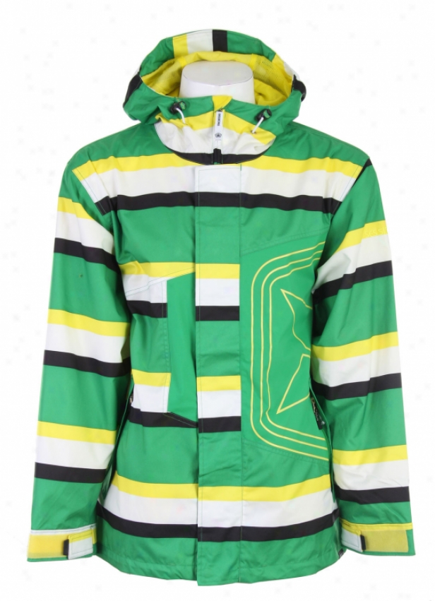 Sessions Truth Snowboard Jacket Turf Stripe