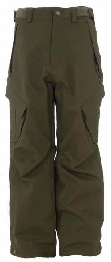 Sessions Zoom Snowboard Pants Fatigue Green