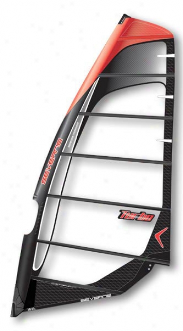 Severne Turbo Windsurf Glide 6.5 Black/orange