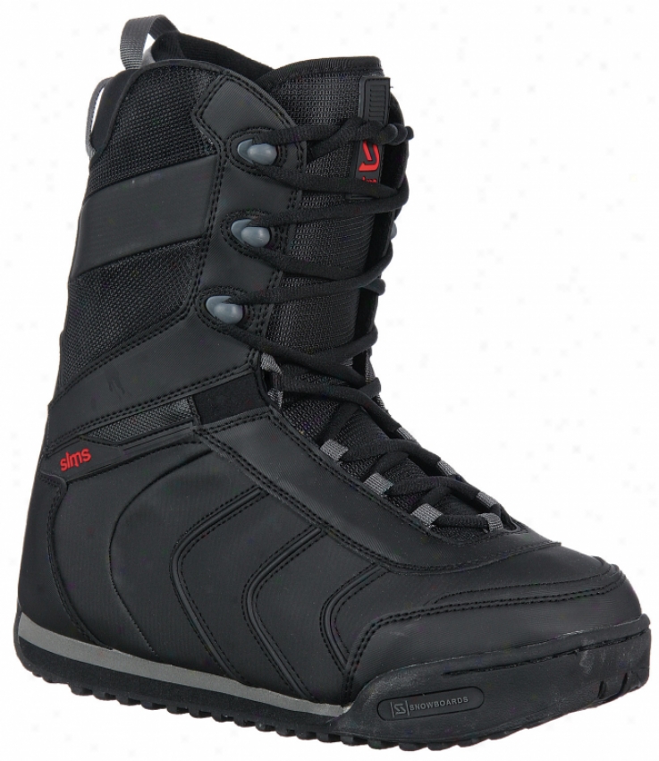 Sims Cyon Snowboard Boots Black/red