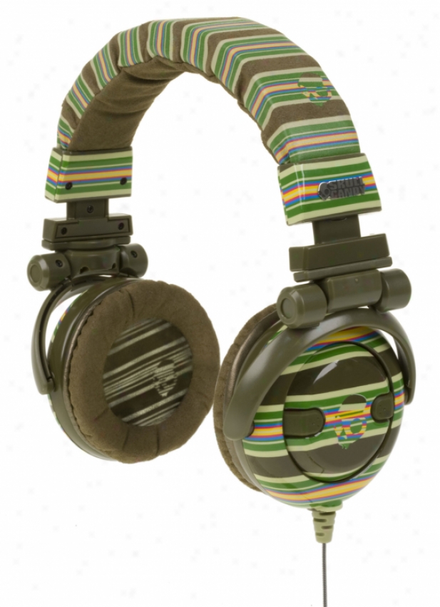Skulcandy Gi Headphones Brown Stripe