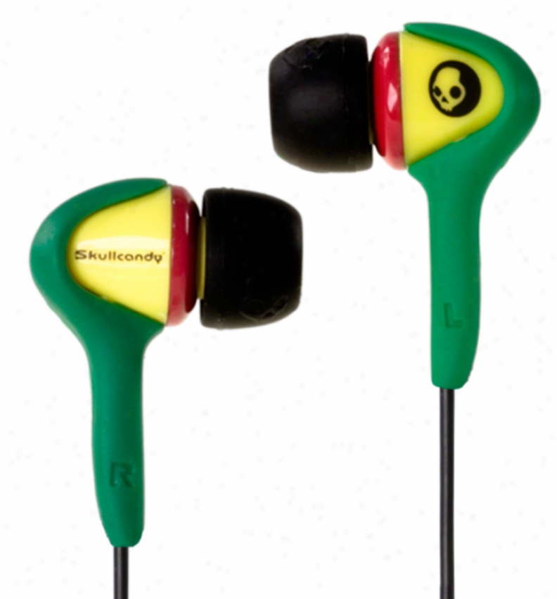 Sklulcandy Smokin Buds Ear Buds Rasta