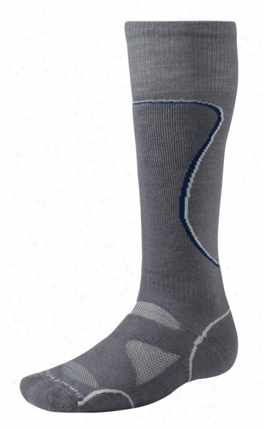 Smartwool Phd Ski Medium Socks Graphite/royal