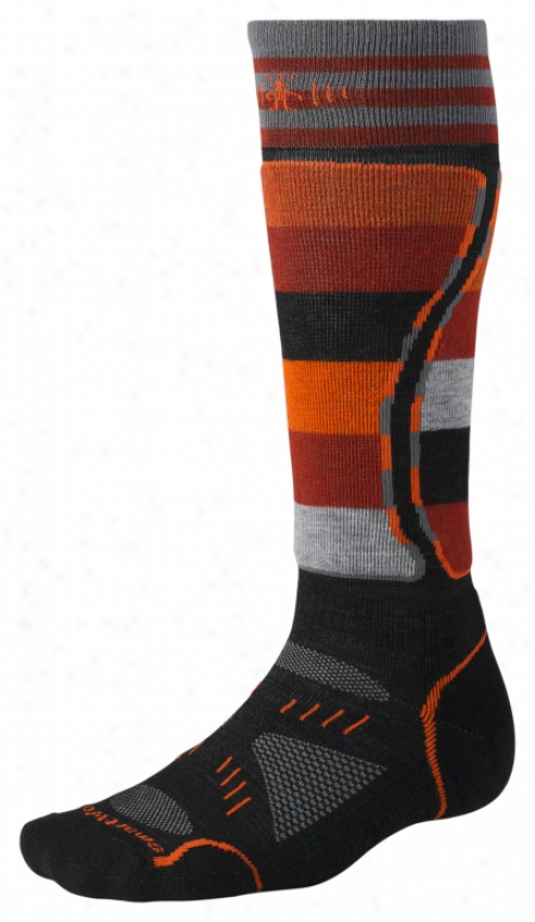 Smartwool Phd Snowboard Light Socks Black/red