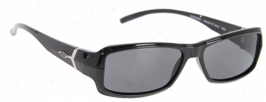 Smith Crossroad Interlock Sunglasses Black/grey Polarized Lens