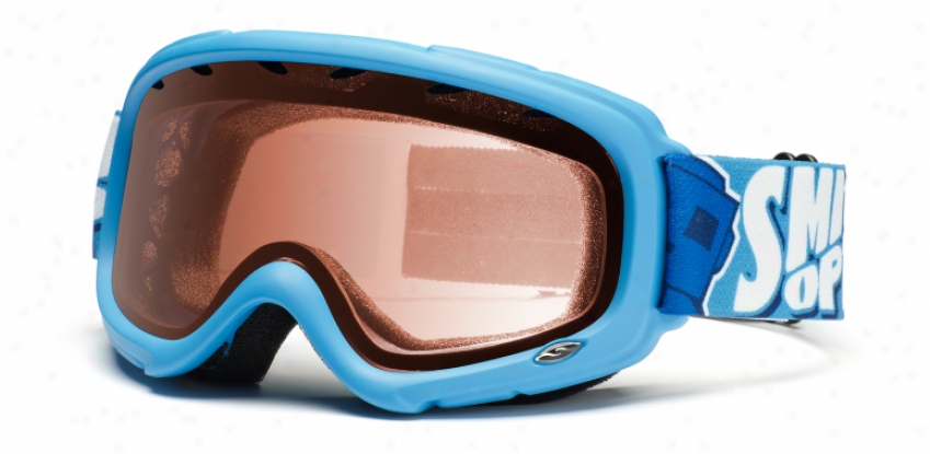 Smith Gambler Snowboard Goggles Cyan Smithbot/rc36 Lens