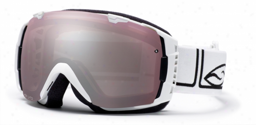 Smith I/o Snowboard Goggles White Foundtion/ignitor Mirror Lens