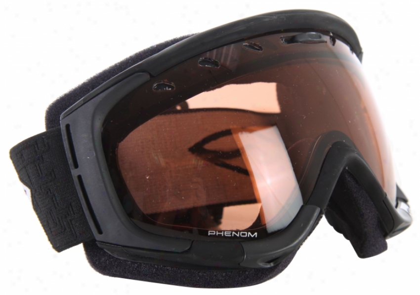 Smith Phenom Snowboard Goggles Matte Black