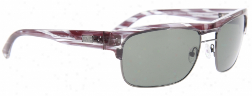 Smith [i]Savant[/i] Sunglasses Black Stripe/polarized Gray Lens