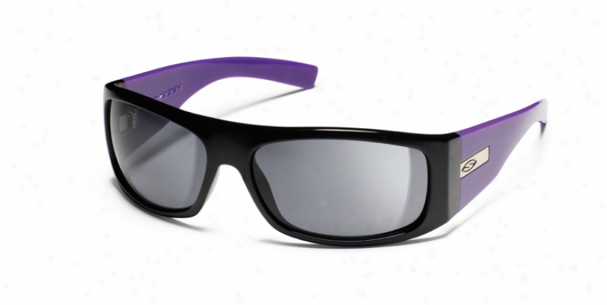 Smith The Don Sunglasses Biack Purple/grey Lens