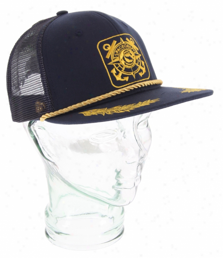 Spacecraft Anchor Trucker Cap Dark Blue