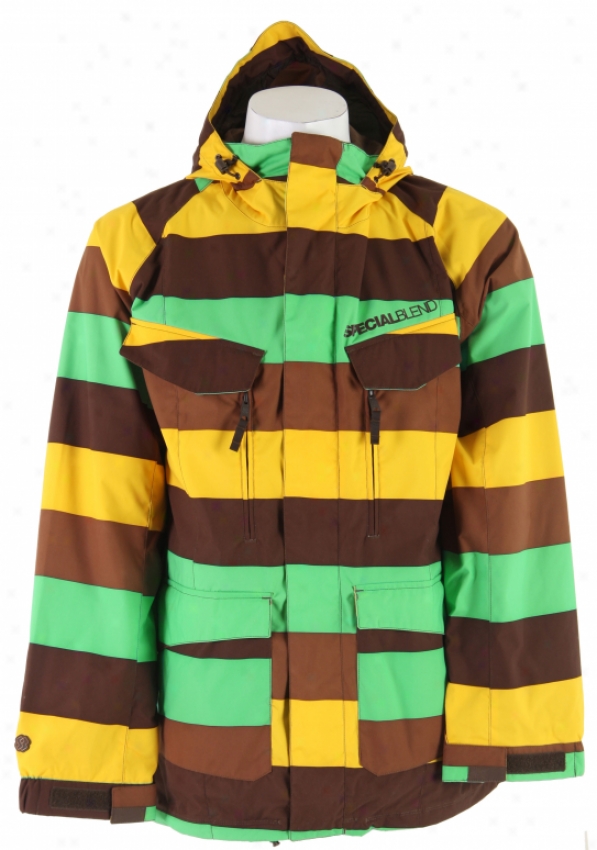 Extraordinary Blend Circa Snowboard Jacket Big Stripe Stout