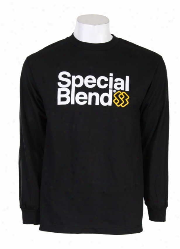 Special Blend Clas Stk Red L/s Shiry Blaackout