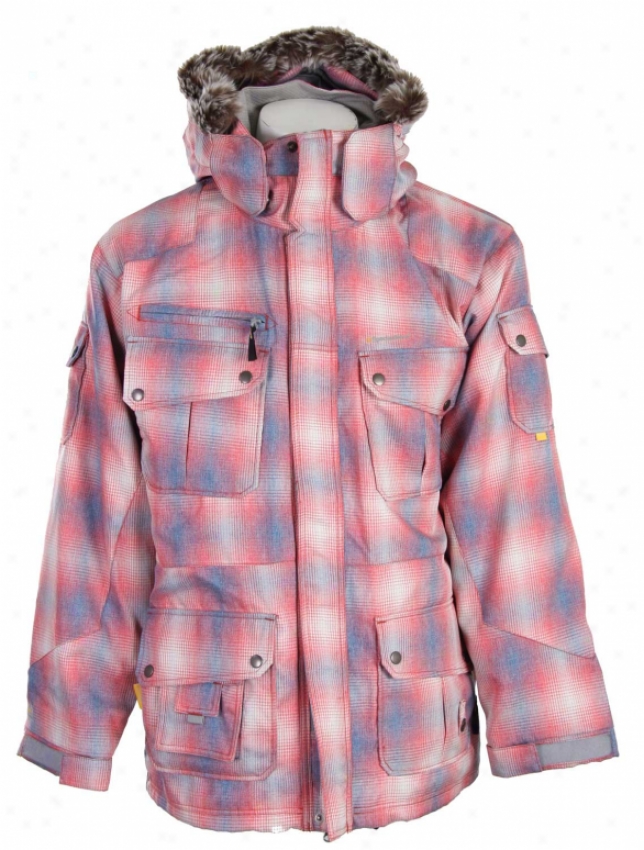 Special Blend Cross Snowboard Jacket Pop Plaid