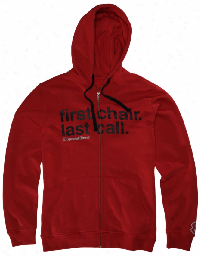 Special Mingle Fclc Fullzip Hoodie Red Atmy