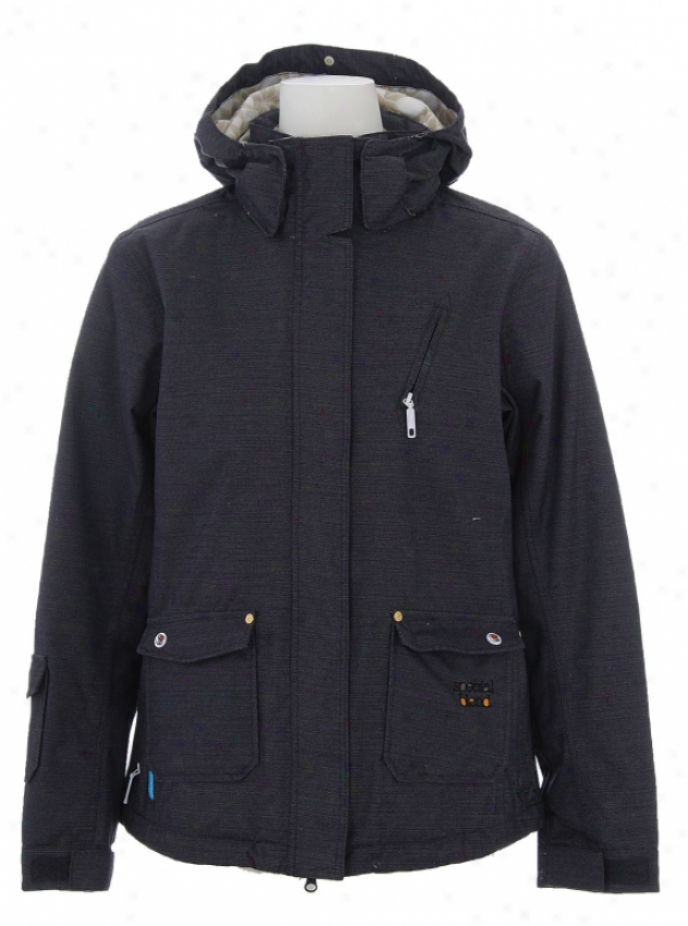 Particular Blend Happiness Snowboard Jacket Denim