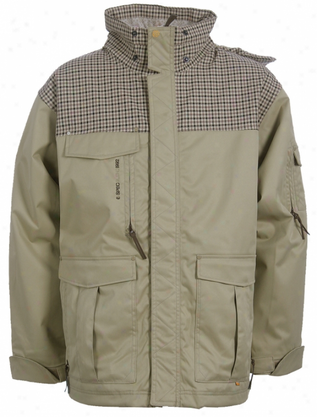 Special Blend Snow Patrol Snowboard Jacket Olive Grey