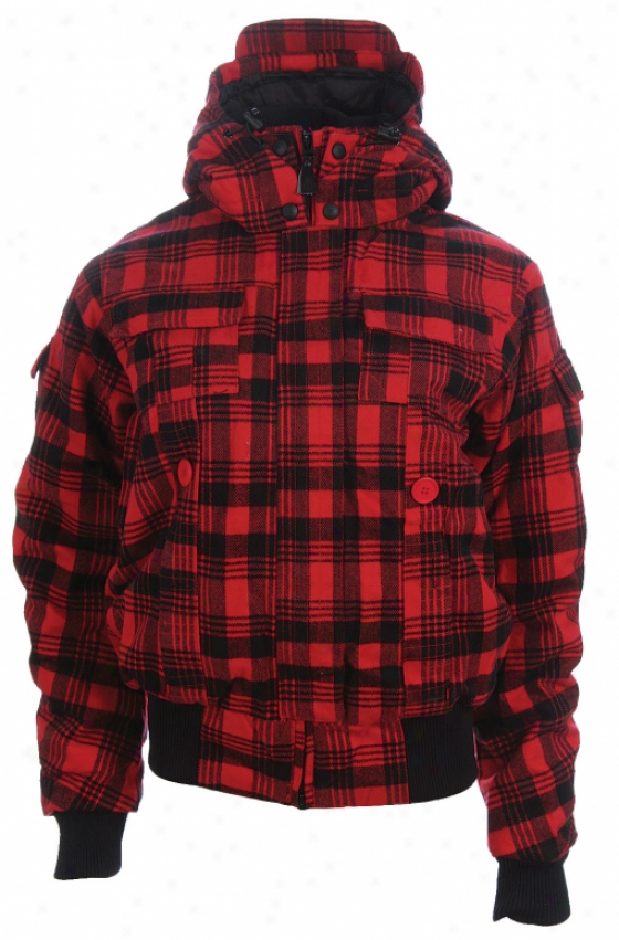 Special Blend Stealth Le Snowboard Jacket Tartan Plaid