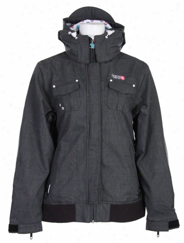 Special Blend Stealth Snowboard Jacket Cross Hatch