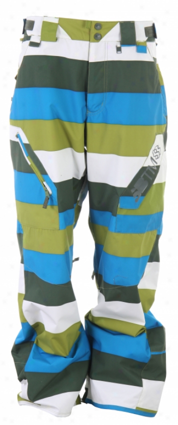 Special Blend Strike Snowboard Pants Big Stripe Kermit