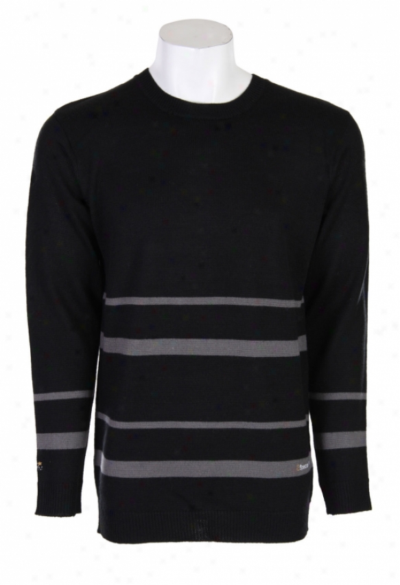 Special Blend Striped Sweater Blackout