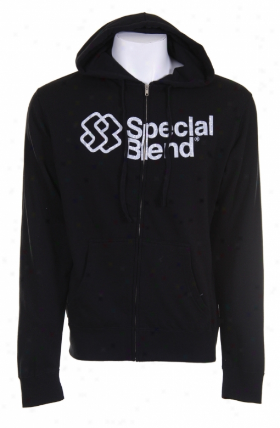 Special Blend Struggle Wordmark Full Zip Hoodie Black