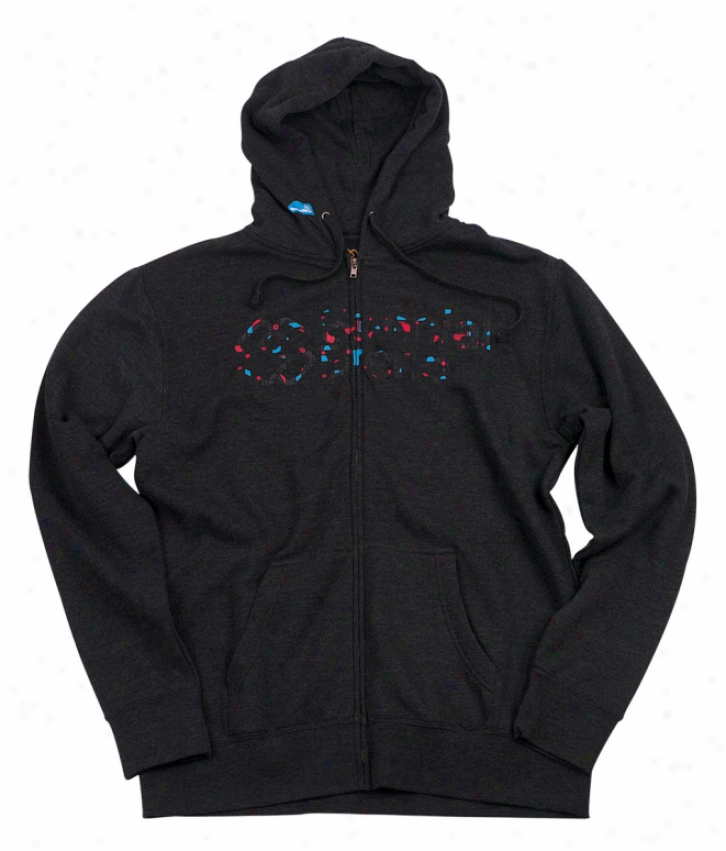 Special Blend Strutgle Wordmark Full Zip Hoodie Chr Heather