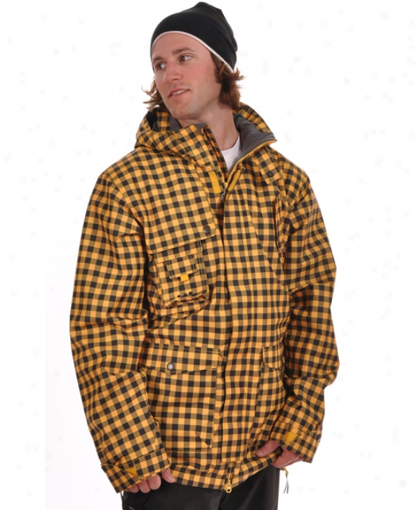 Special Mingle Venom Snowboard Jacket Burst Buffalo Plaid