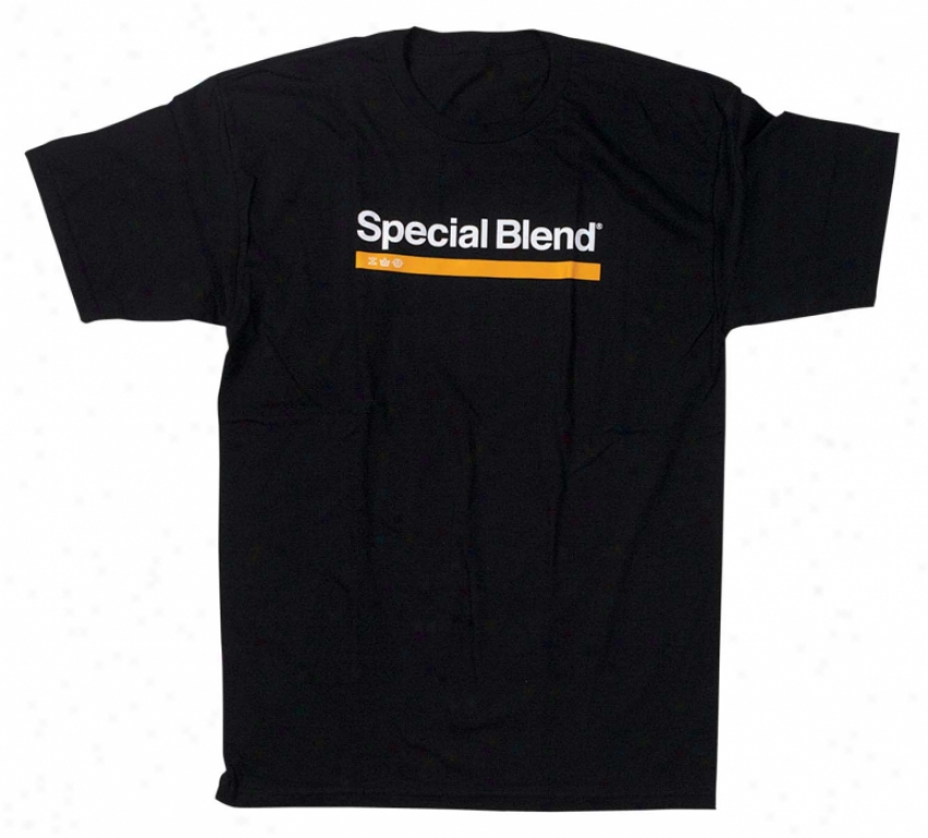 Special Blend W0rdmark Stripe T-shirt Black
