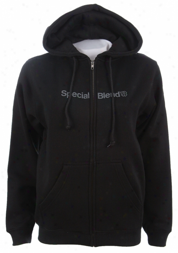 Special Blend Wordmark Zip Hoodie Black