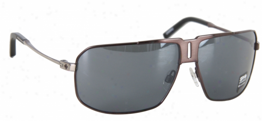 Spy Cloverdale Sungllasses Brushed Gunmetal/black Mirror Lens