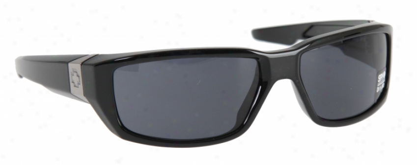 Spy Foul Mo Sunglasses Black/signature Grey Lens