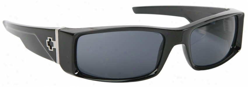 Spy Hielo Sunglasses Black Shony/grey Lens