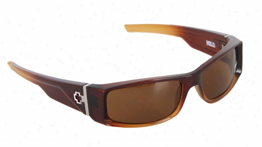 Spy Hielo Sunglasses Coconut Cream Fade/bronze Polariz3d Lens