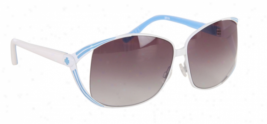 Spy Kaori Sunglasses White Blue/black Fade Ldns