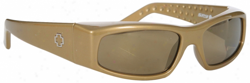 Spy Mc Sunglasses Gold/bronze Gold Mirror Lens