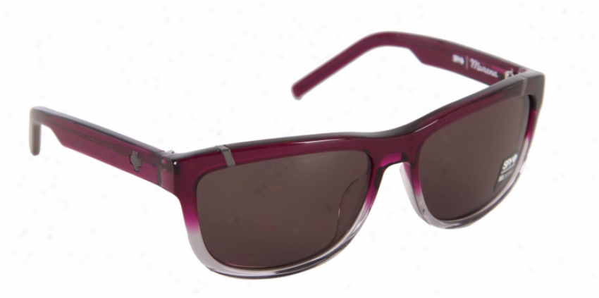 Spy Murena Sunglasses Purple Grey Fade/grey Lens