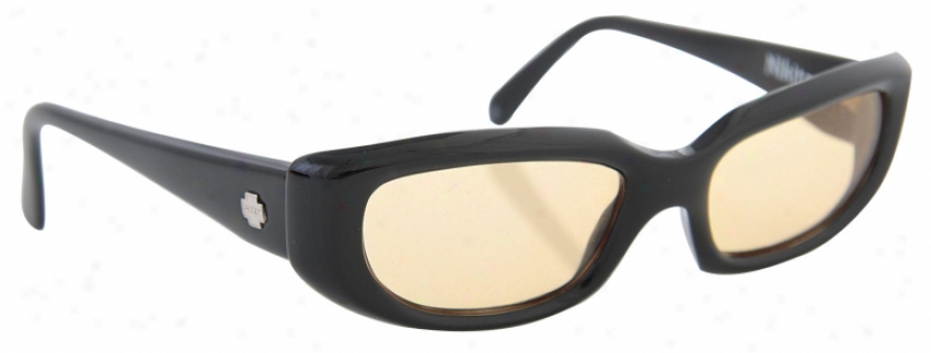 Spy Nikita Sunglasses Black/orange Lens