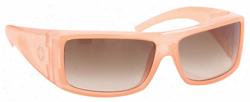 Spy Oasis Sunglasses Peach Powder/bronze Fade Lens