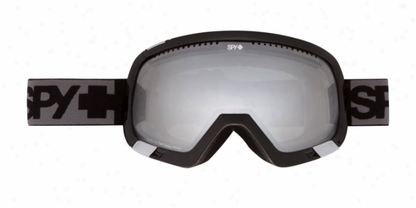 Spy Platoon Snowboard Goggles Black/bronze Silver Mirror Persimmon Lens