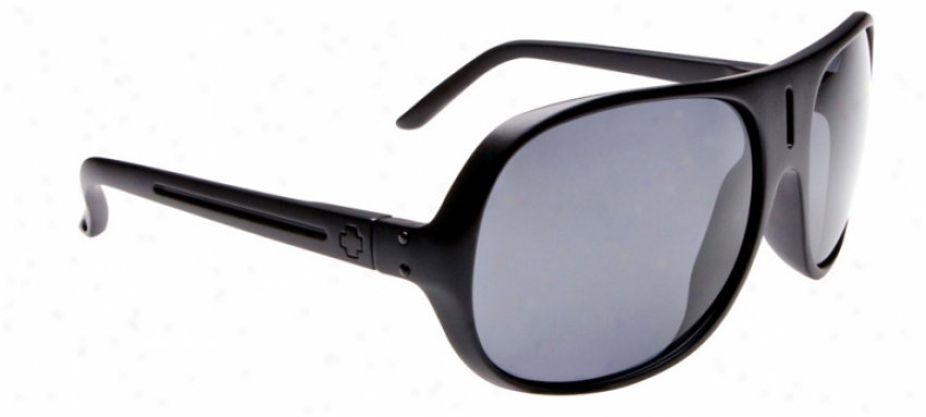 Spy Stratos Ii Sunglasses Matte Bladk/grey Lens