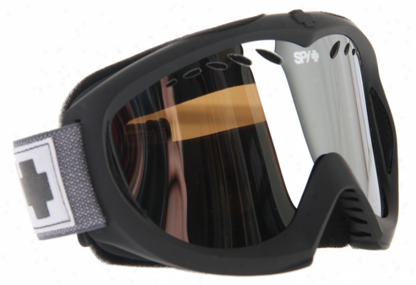 Spy Targa Ii Snowboard Goggles Black Hip Heather/bronze W/ Silver Mirror