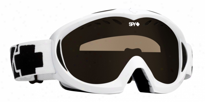 Spy Targa Ii Snowboard Goggles Shiny White Bronze Lens