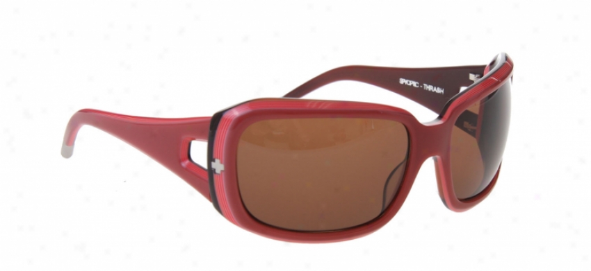 Spy Thrash Sunglasses Pink Layered/bronze Lens