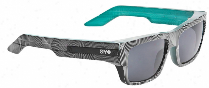 Discover Tice Sunglasses Black Spider/grey Lens