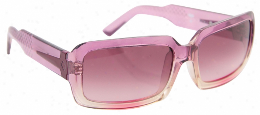 Spu Twiggy Sunglasses Grape Fade/merlot Fade Lens