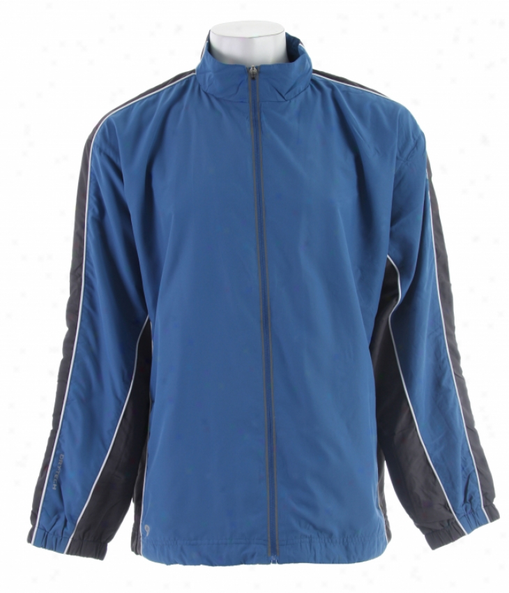 Stormtech Dry-tech Team Track Jacket Cool Blue/ox Gray