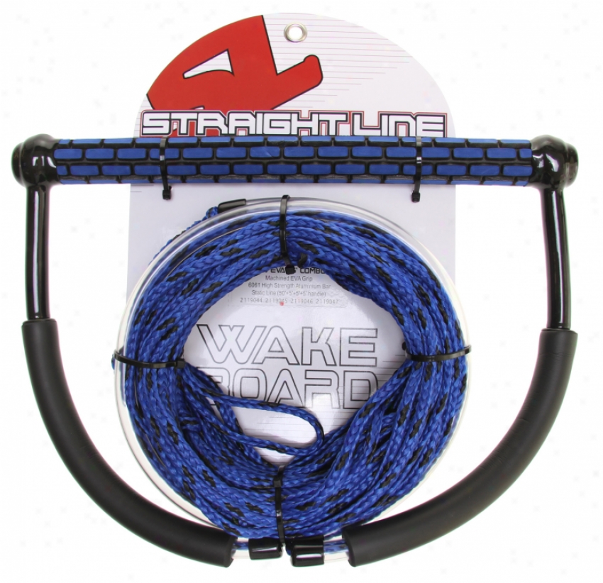 Straight Line Tr9 Handle W/ Static Lins Combo Blue 65ft